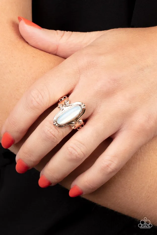 Paparazzi Jewelry Rings Paparazzi Ring Timelessly Transcendent Rose Gold