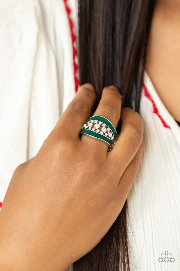 Paparazzi Jewelry Rings Paparazzi Ring Trending Treasure Green