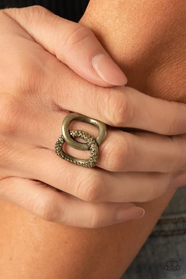 Paparazzi Jewelry Rings Paparazzi Ring Unbreakable Bond Brass