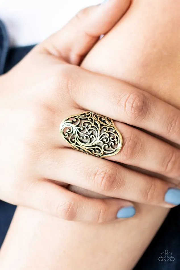 Paparazzi Jewelry Rings Paparazzi Ring Vine Vibe Brass