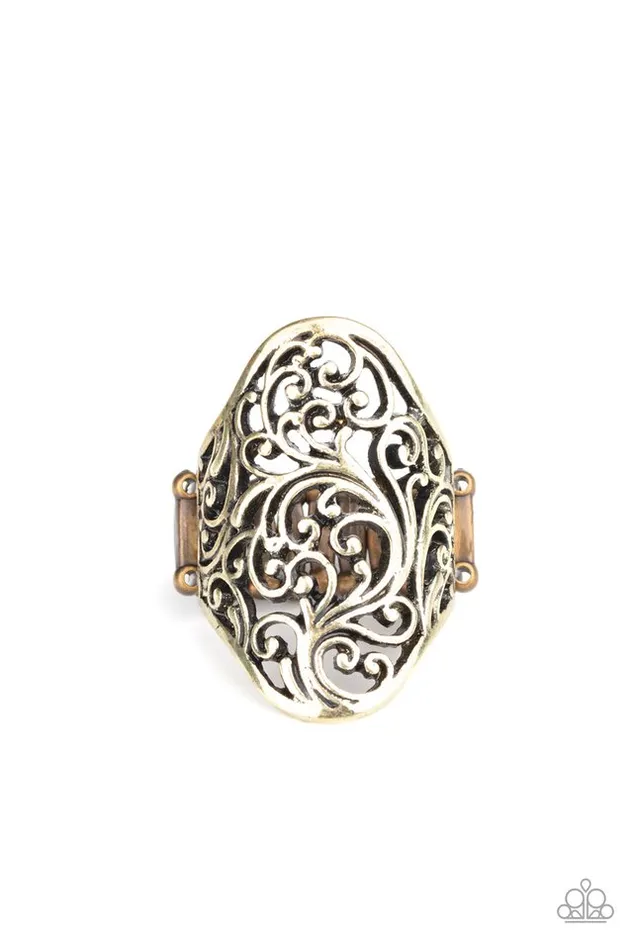 Paparazzi Jewelry Rings Paparazzi Ring Vine Vibe Brass