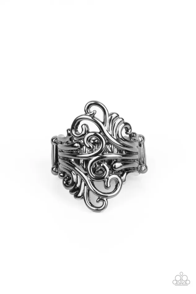 Paparazzi Jewelry Rings Paparazzi Ring Voluptuous Vines Black Paparazzi Jewelry Rings Paparazzi Ring Voluptuous Vines Black