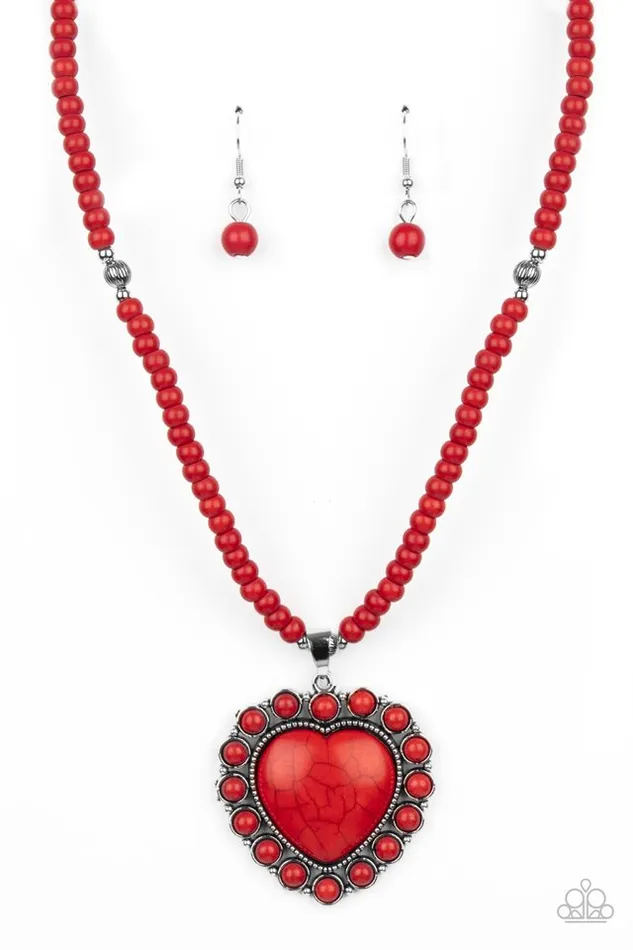 Paparazzi Necklace A Heart Of Stone Red Paparazzi Jewelry Necklaces Paparazzi Necklace A Heart Of Stone Red Paparazzi Jewelry Necklaces