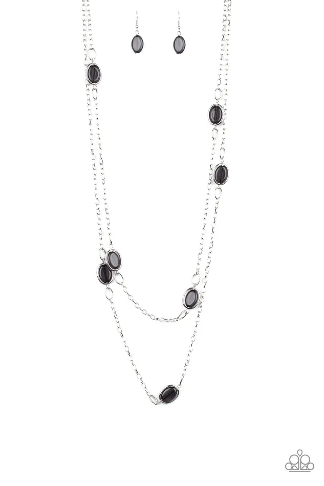 Paparazzi Necklace Back For More Black Paparazzi Jewelry Necklaces