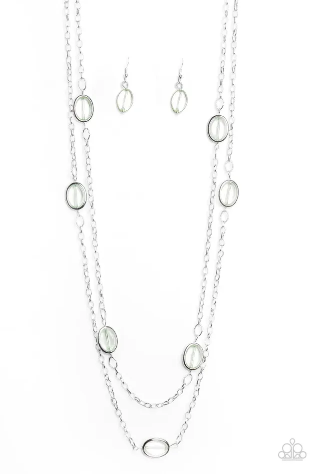 Paparazzi Necklace Back For More Green Paparazzi Jewelry Necklaces