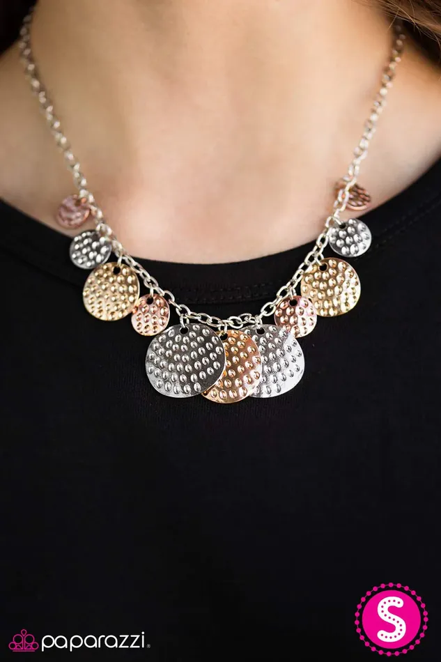 Paparazzi Necklace BAROQUE and Roll Multi Paparazzi Jewelry Necklaces
