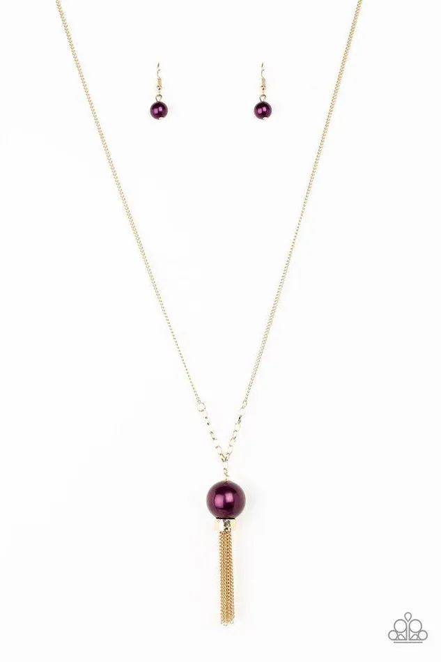 Paparazzi Necklace Belle Of The BALLROOM Purple Paparazzi Jewelry Necklaces