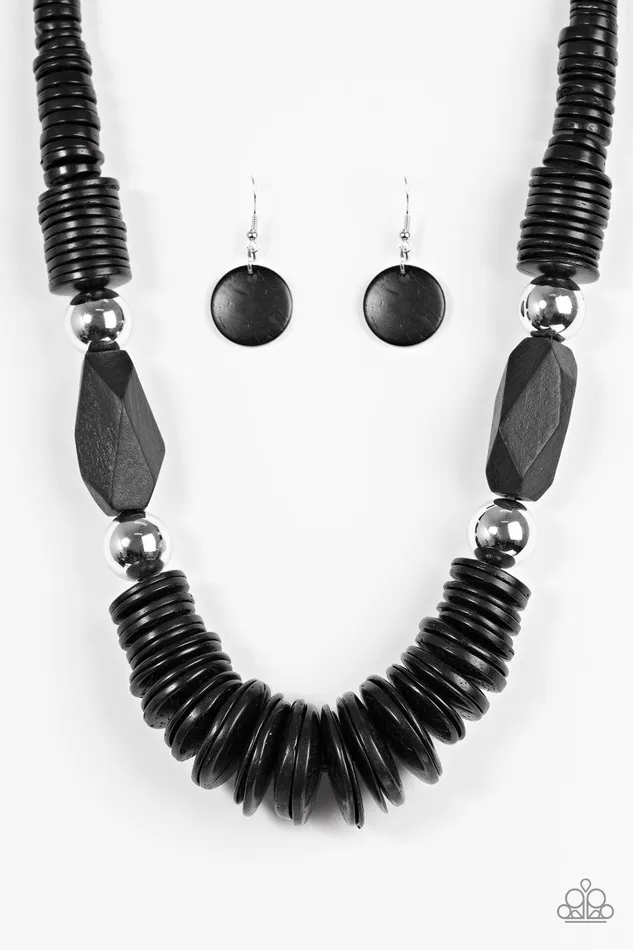 Paparazzi Necklace Boldly Belize Black Paparazzi Jewelry Necklaces