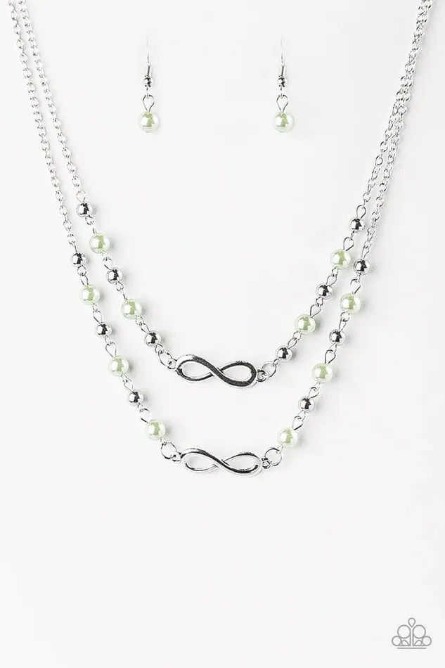 Paparazzi Necklace Chance Of A Lifetime Green Paparazzi Jewelry Necklaces