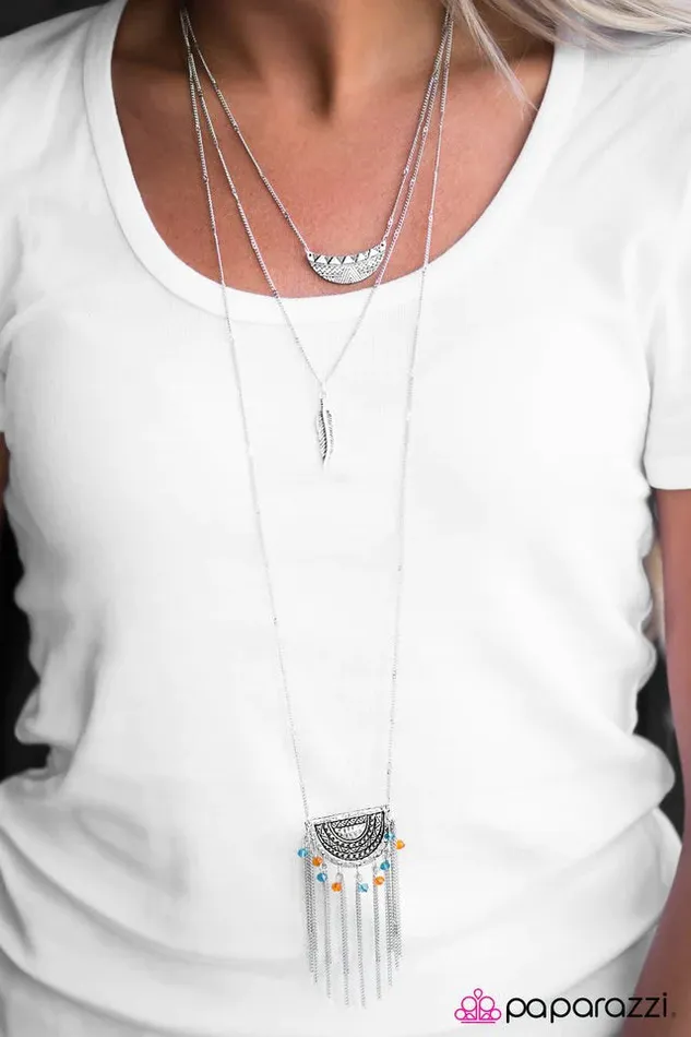 Paparazzi Necklace Desert Kite Multi Paparazzi Jewelry Necklaces