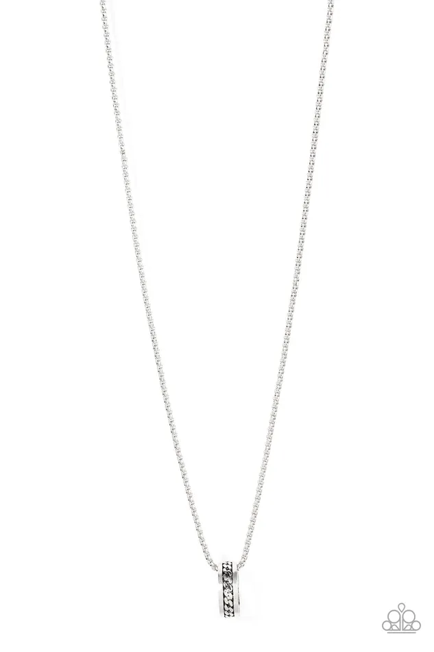 Paparazzi Necklace Emotion Potion Silver Paparazzi Jewelry Necklaces