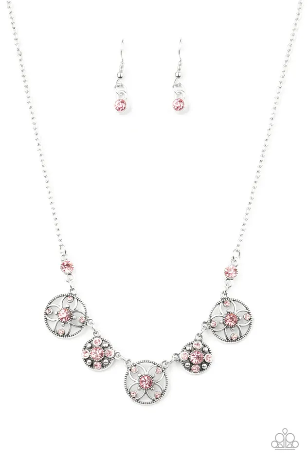 Paparazzi Necklace Floral Florescence Pink Paparazzi Jewelry Necklaces