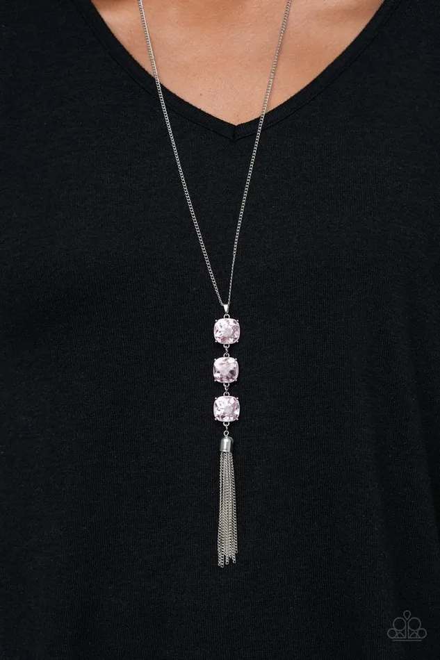 Paparazzi Necklace GLOW Me The Money Pink Paparazzi Jewelry Necklaces