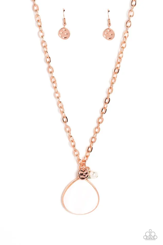 Paparazzi Necklace I Put A SHELL On You Copper Paparazzi Jewelry Necklaces Paparazzi Necklace I Put A SHELL On You Copper Paparazzi Jewelry Necklaces