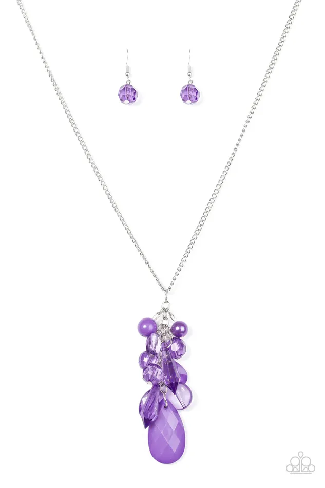 Paparazzi Necklace Keepin It Colorful Purple Paparazzi Jewelry Necklaces