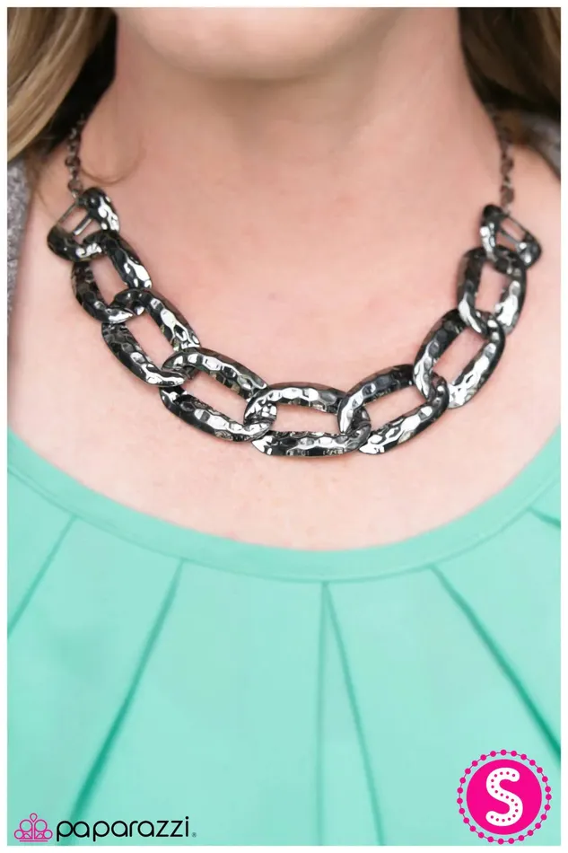 Paparazzi Necklace La Vida Loca Black Paparazzi Jewelry Necklaces