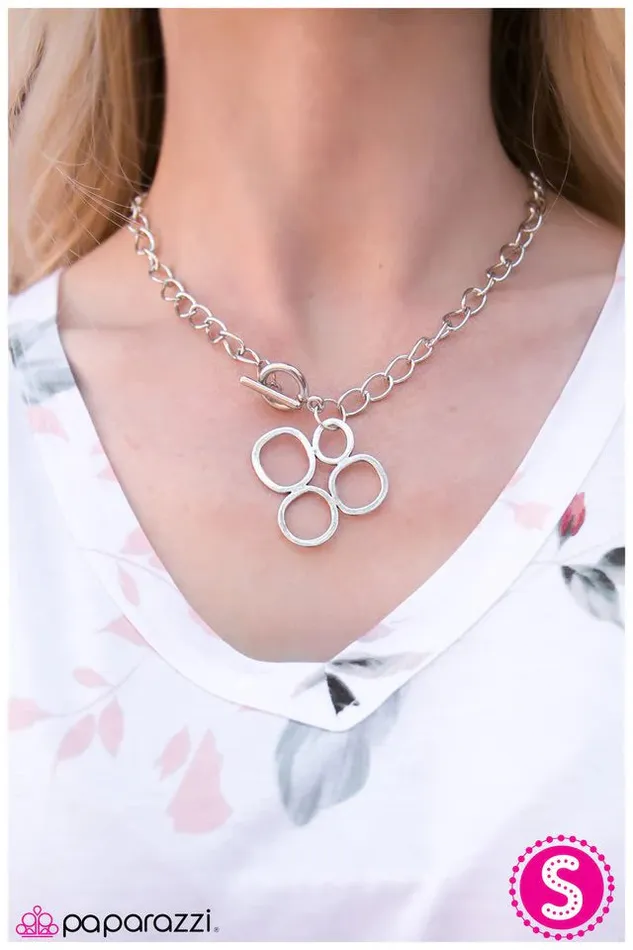 Paparazzi Necklace Mod Squad Silver Paparazzi Jewelry Necklaces