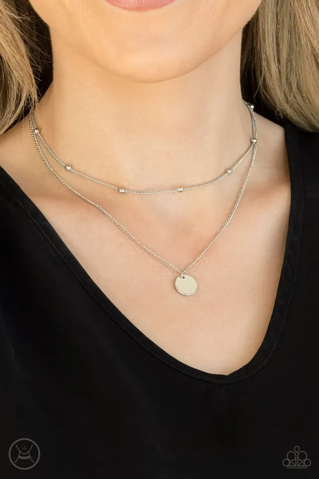 Paparazzi Necklace Modestly Minimalist Silver Paparazzi Jewelry Necklaces