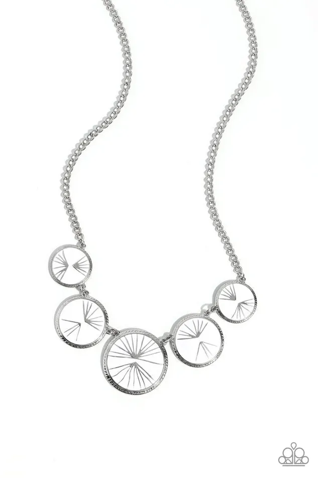 Paparazzi Necklace PALM Before the Storm White Paparazzi Jewelry Necklaces Paparazzi Necklace PALM Before the Storm White Paparazzi Jewelry Necklaces