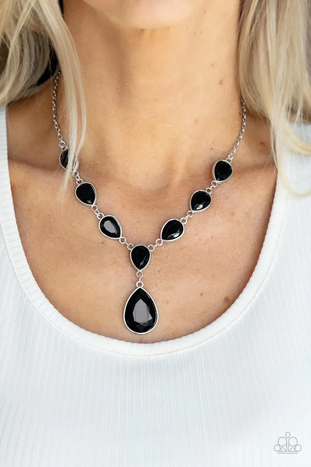Paparazzi Necklace Party Paradise Black Paparazzi Jewelry Necklaces