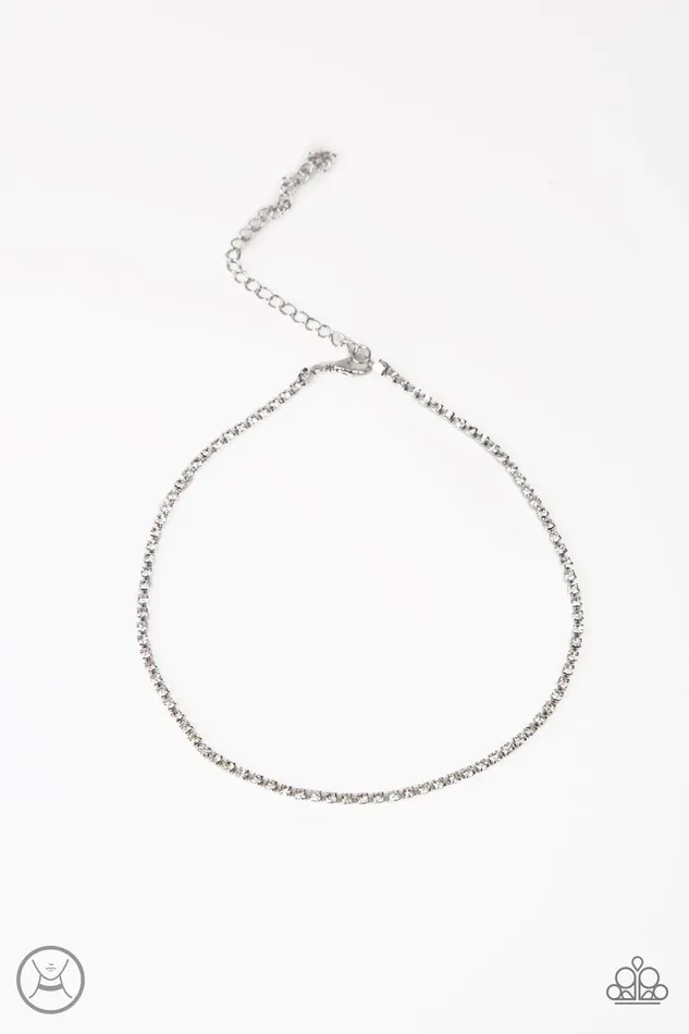Paparazzi Necklace Pitch PURRfect White Paparazzi Jewelry Necklaces