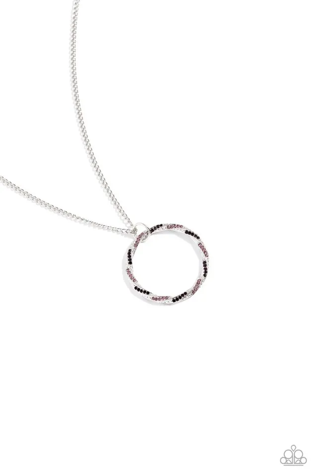 Paparazzi Necklace RING It Back Purple Paparazzi Jewelry Necklaces Paparazzi Necklace RING It Back Purple Paparazzi Jewelry Necklaces
