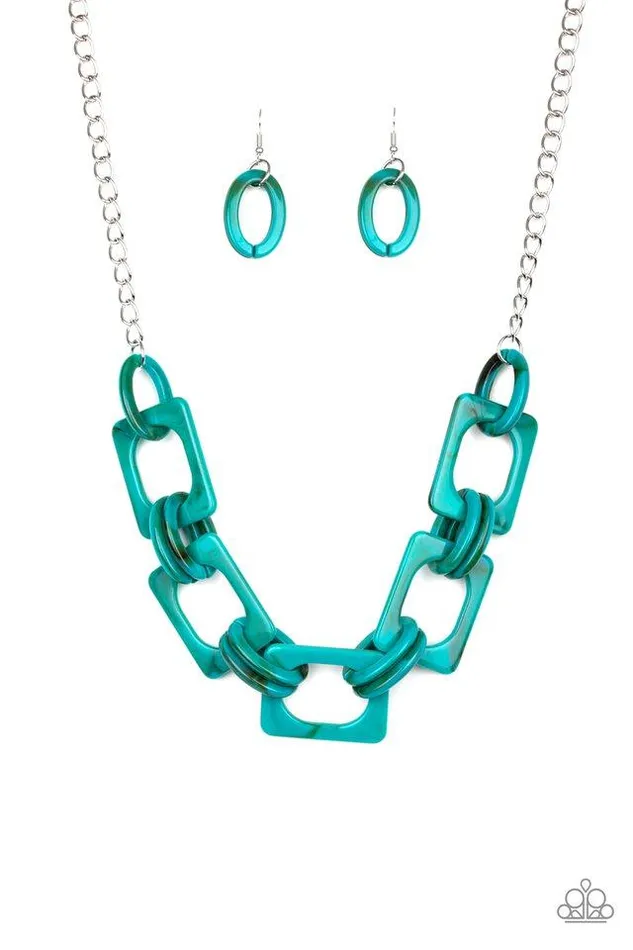 Paparazzi Necklace Sizzle Sizzle Blue Paparazzi Jewelry Necklaces