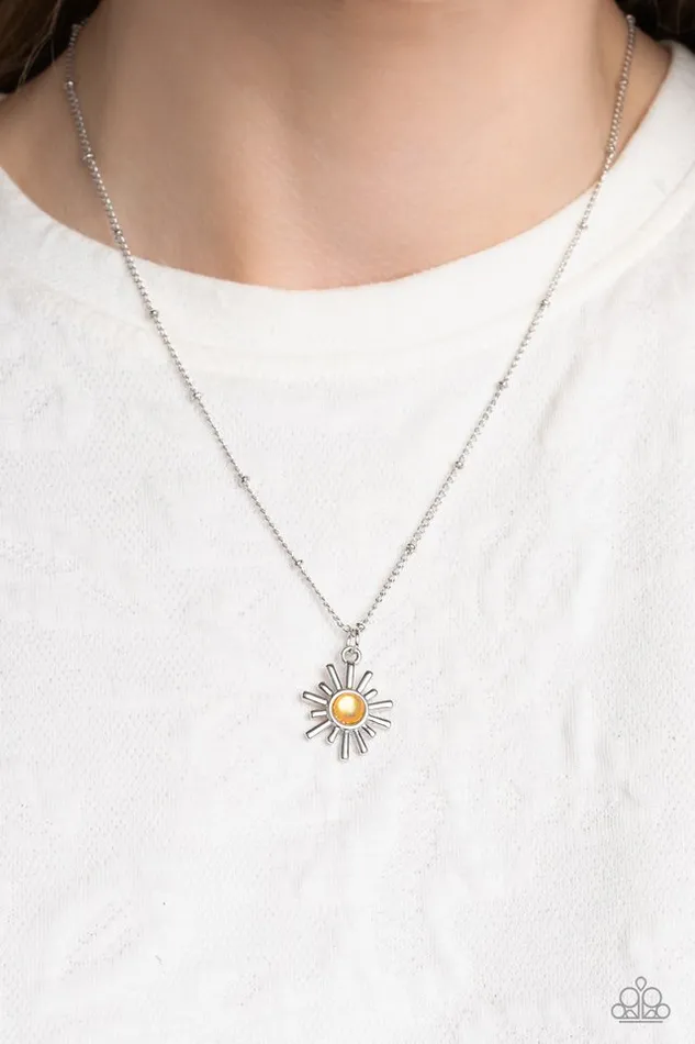 Paparazzi Necklace Soak up the Sun Yellow Paparazzi Jewelry Necklaces