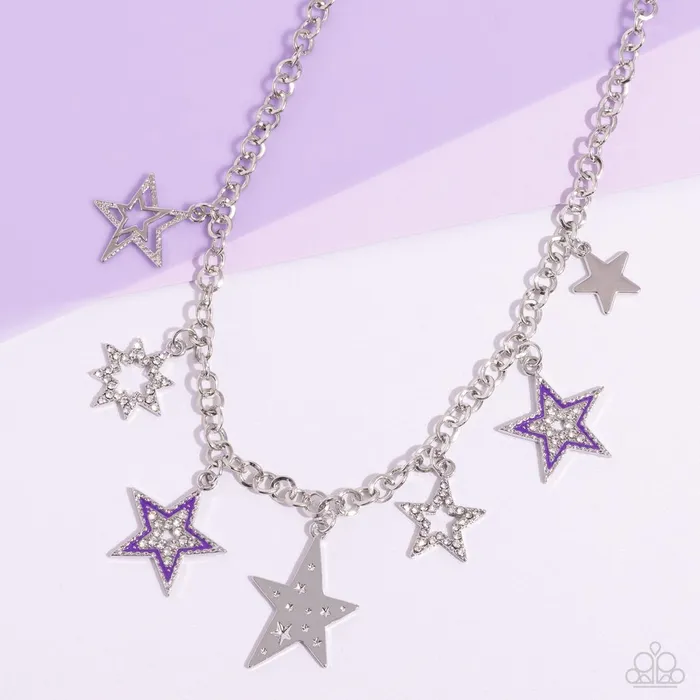 Paparazzi Necklace Starstruck Sentiment Purple Paparazzi Jewelry Necklaces Paparazzi Necklace Starstruck Sentiment Purple Paparazzi Jewelry Necklaces