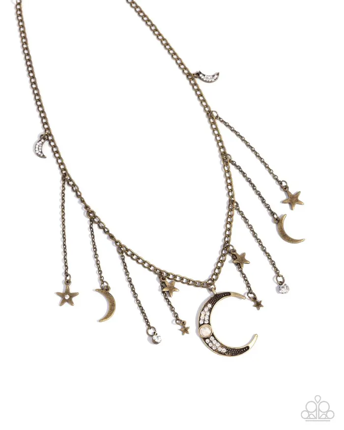 Paparazzi Necklace Stellar Selection Brass Paparazzi Jewelry Necklaces