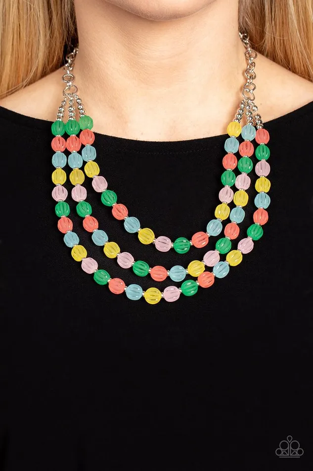 Paparazzi Necklace Summer Surprise Multi Paparazzi Jewelry Necklaces