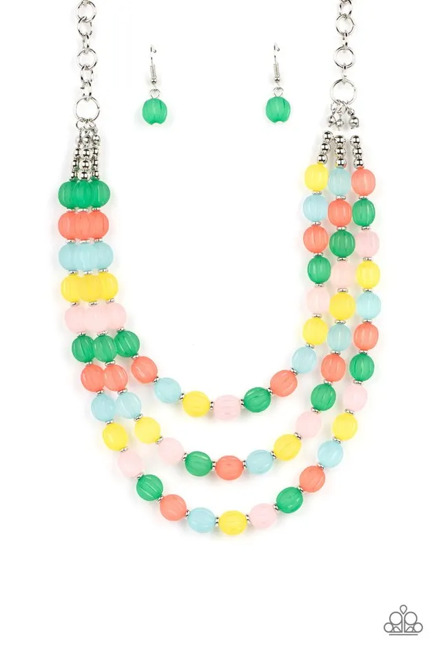 Paparazzi Necklace Summer Surprise Multi Paparazzi Jewelry Necklaces