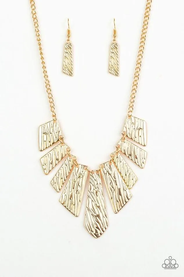 Paparazzi Necklace Texture Tigress Gold Paparazzi Jewelry Necklaces Paparazzi Necklace Texture Tigress Gold Paparazzi Jewelry Necklaces