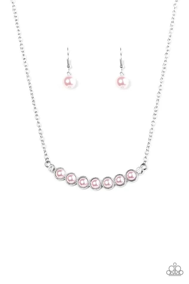 Paparazzi Necklace The Ruling Class Pink Paparazzi Jewelry Necklaces