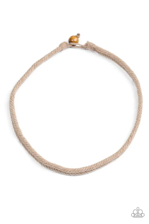 Paparazzi Necklace Travel Therapy Brown Paparazzi Jewelry Necklaces