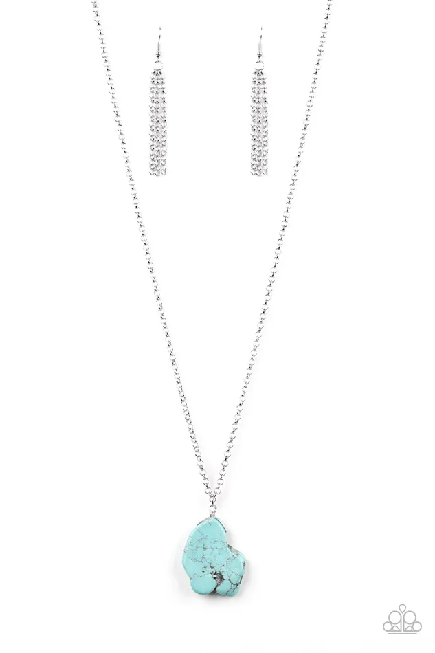Paparazzi Necklace We Will We Will Rock You Blue Paparazzi Jewelry Necklaces