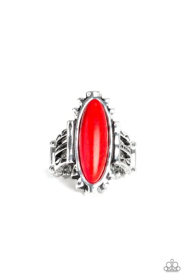 Paparazzi Ring Canyon Colada Red Paparazzi Jewelry Rings