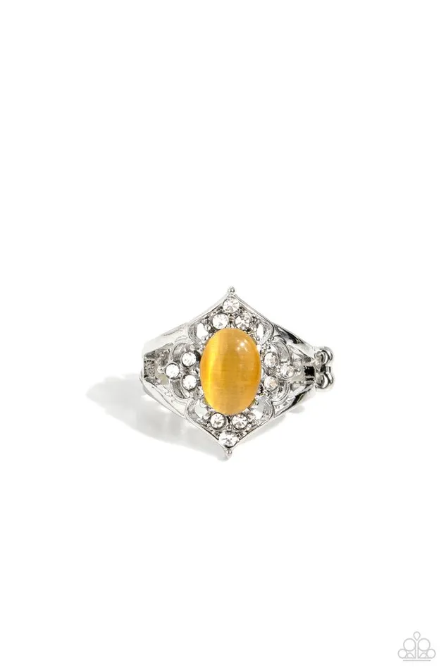 Paparazzi Ring Countdown to Countess Yellow Paparazzi Jewelry Rings Paparazzi Ring Countdown to Countess Yellow Paparazzi Jewelry Rings