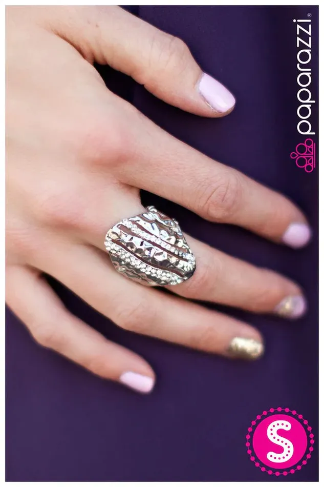 Paparazzi Ring Curve Appeal Silver Paparazzi Jewelry Rings