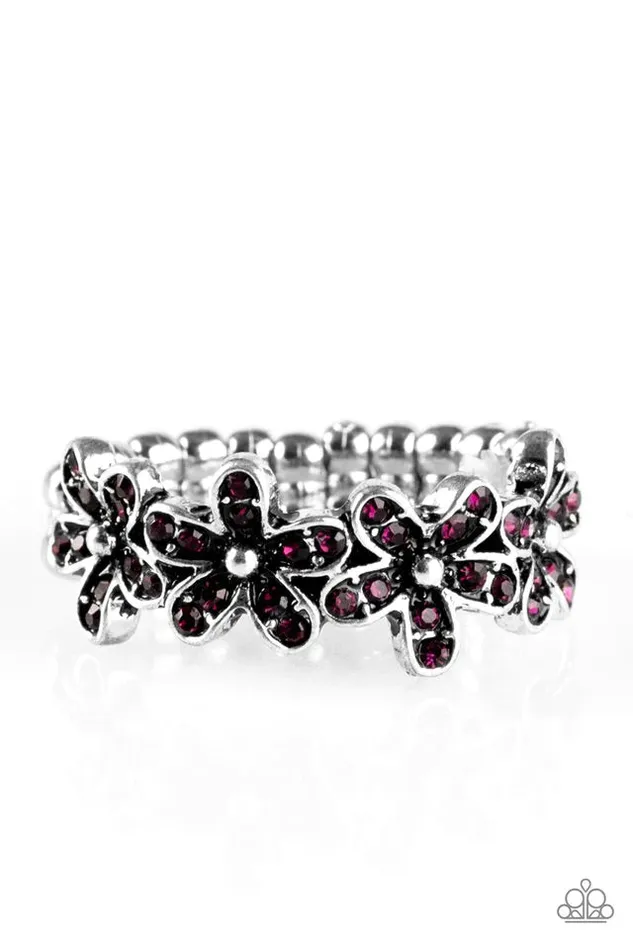Paparazzi Ring Daisy Dazzle Purple Paparazzi Jewelry Rings