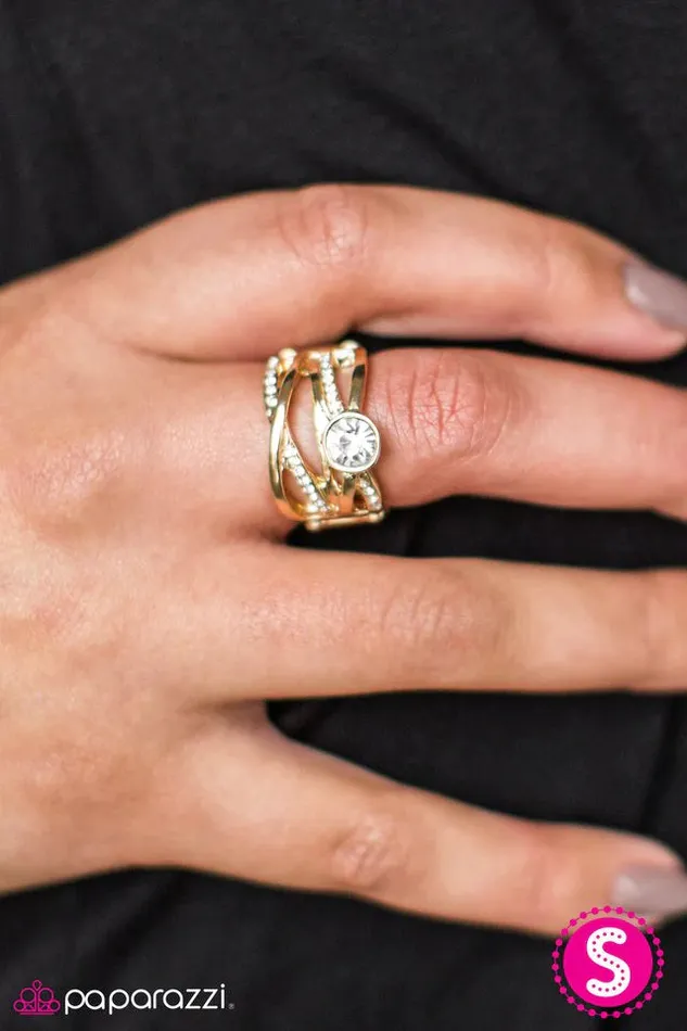 Paparazzi Ring Glam Oh Glam Gold Paparazzi Jewelry Rings