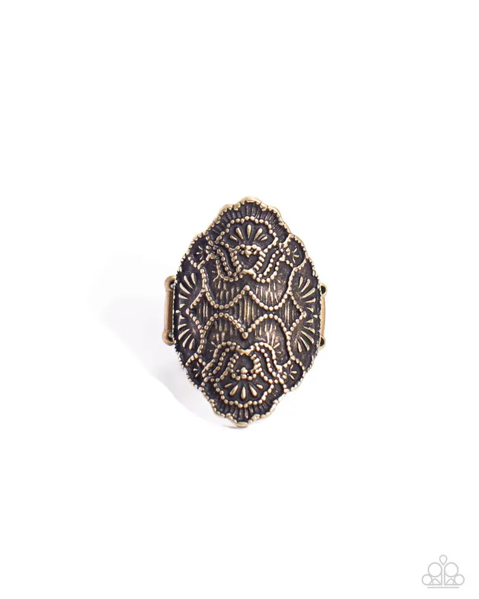 Paparazzi Ring Opulent Opera Brass Paparazzi Jewelry Rings Paparazzi Ring Opulent Opera Brass Paparazzi Jewelry Rings