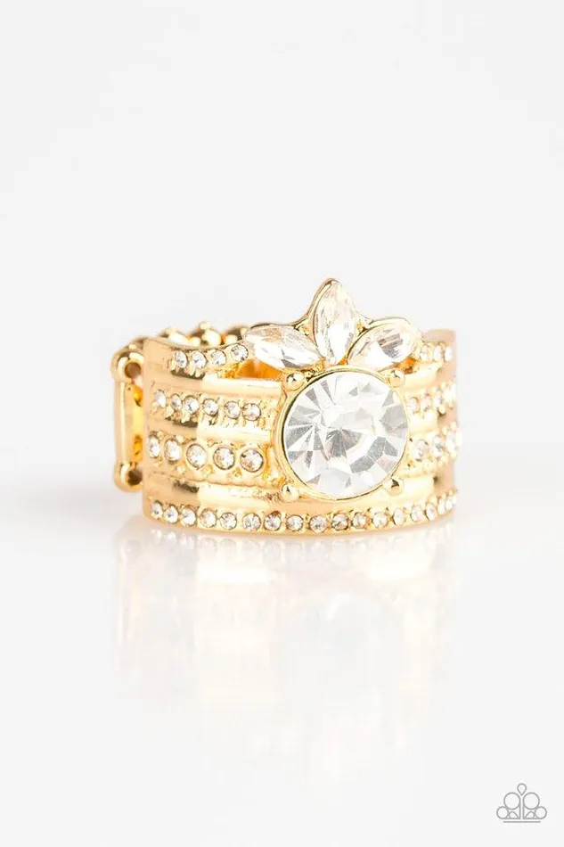 Paparazzi Ring Top Dollar Bling Gold Paparazzi Jewelry Rings