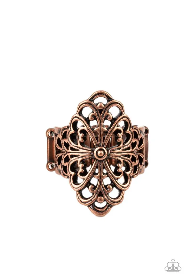 Paparazzi Ring Victorian Vanity Copper Paparazzi Jewelry Rings Paparazzi Ring Victorian Vanity Copper Paparazzi Jewelry Rings