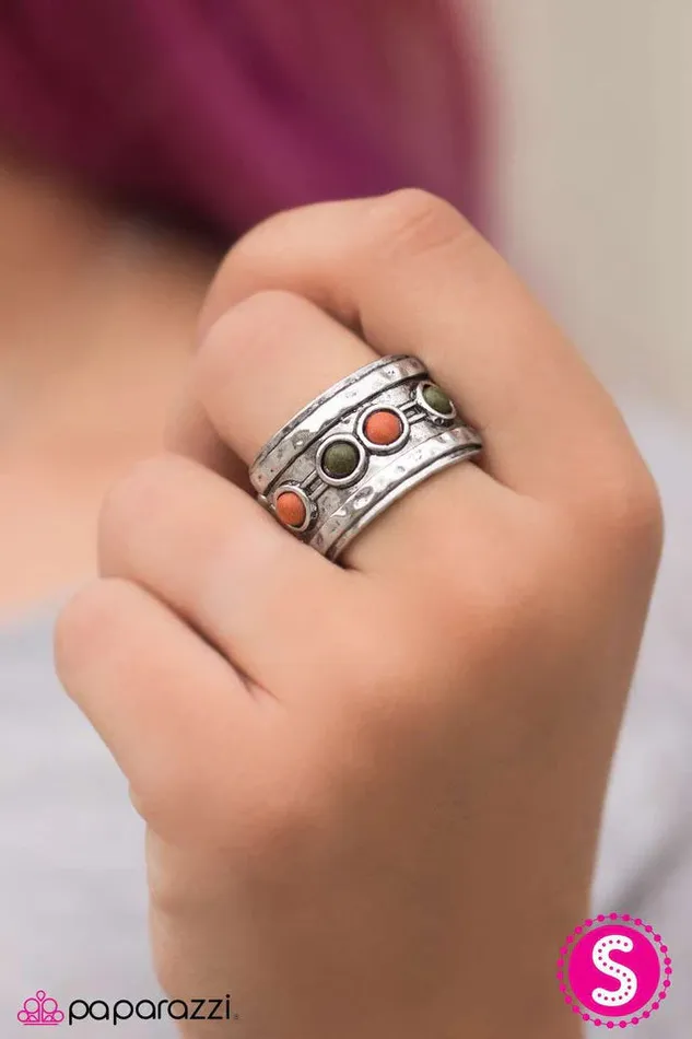 Paparazzi Ring Western Treasures Green Paparazzi Jewelry Rings