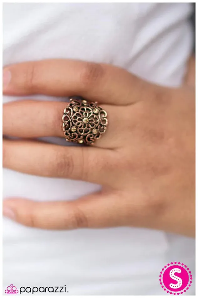 Paparazzi Ring With A Twist Copper Paparazzi Jewelry Rings