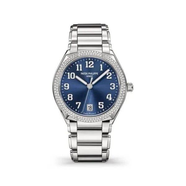 Patek Philippe Patek Philippe Twenty 4 30mm Womens Watch Ref 73001200A001 Blue Dial Diamond Bezel in Stainless Steel Bracelet Bracelets Patek Philippe Patek Philippe Twenty 4 30mm Womens Watch Ref 73001200A001 Blue Dial Diamond Bezel in Stainless Steel Bracelet Bracelets