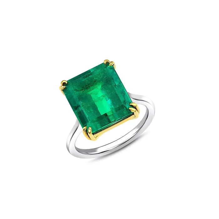 Platinum 18K 744Ct Colombia Emerald Ring AGL Certified CJ Charles Jewelers Rings Platinum 18K 744Ct Colombia Emerald Ring AGL Certified CJ Charles Jewelers Rings