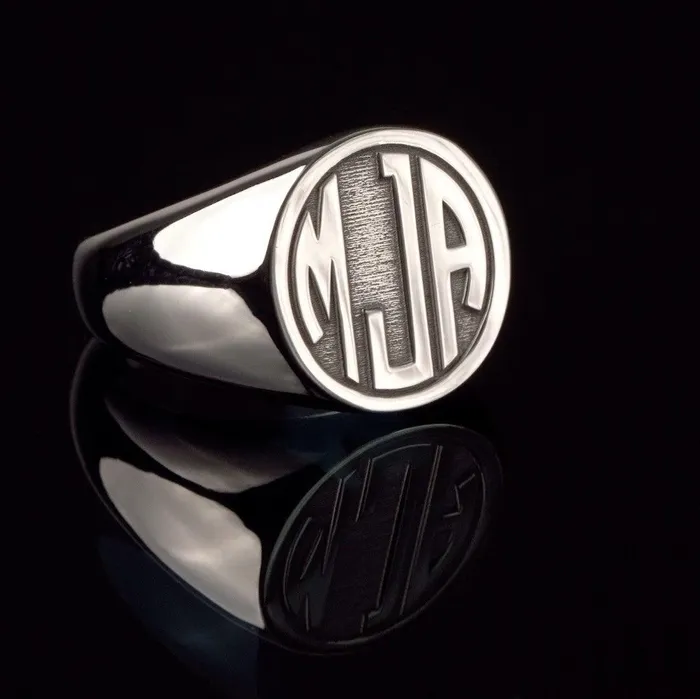 Rings Custom Initial Monogram Signet Ring for Men Sterling Silver Gold Rose Gold Options Engravable Personalized Jewelry Belbren Rings Custom Initial Monogram Signet Ring for Men Sterling Silver Gold Rose Gold Options Engravable Personalized Jewelry Belbren