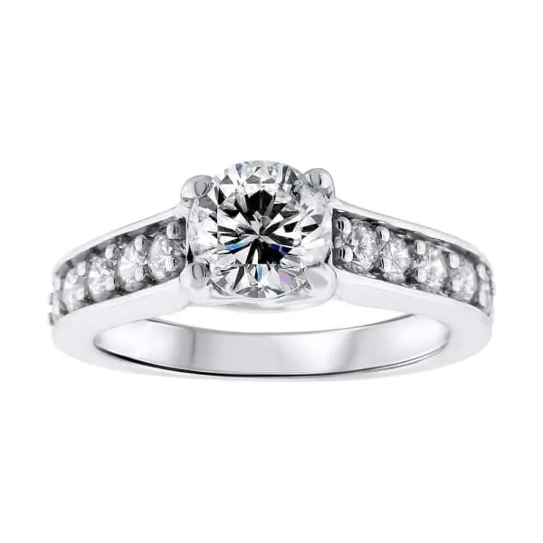 Rings Diamond Engagement Ring Set in 14K White Gold 160ct tw Round Brilliant Clarity Enhanced Diamonds Diamond Source NYC Rings Diamond Engagement Ring Set in 14K White Gold 160ct tw Round Brilliant Clarity Enhanced Diamonds Diamond Source NYC